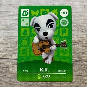 Genuine Animal Crossing Amiibo Card K.K.